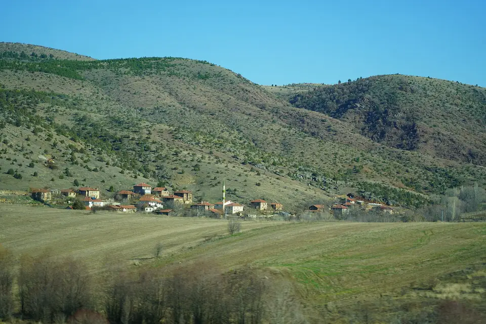 Arslanlar köyünden bir görünüm (Eskipazar, Karabük)